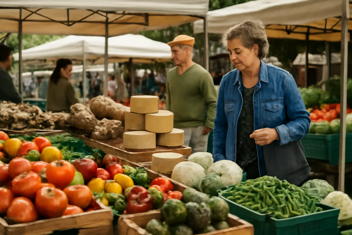 Mercato contadino settimanale: dove e quando Le specialità locali che conviene non perdere